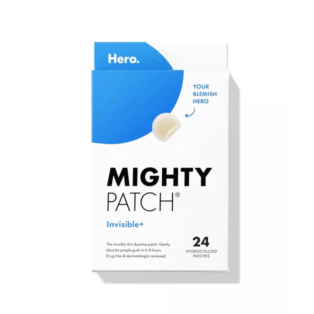 Mighty Patch Invisible + Hydrocolloid Acne Pimple Patches 24CT Exp: 02/2026